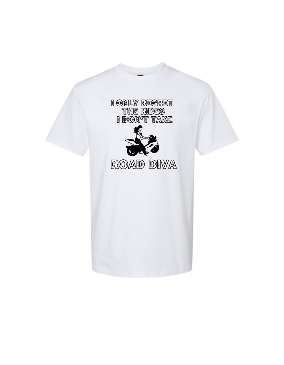 Sport Girl Motorcycle Regret tee shirt