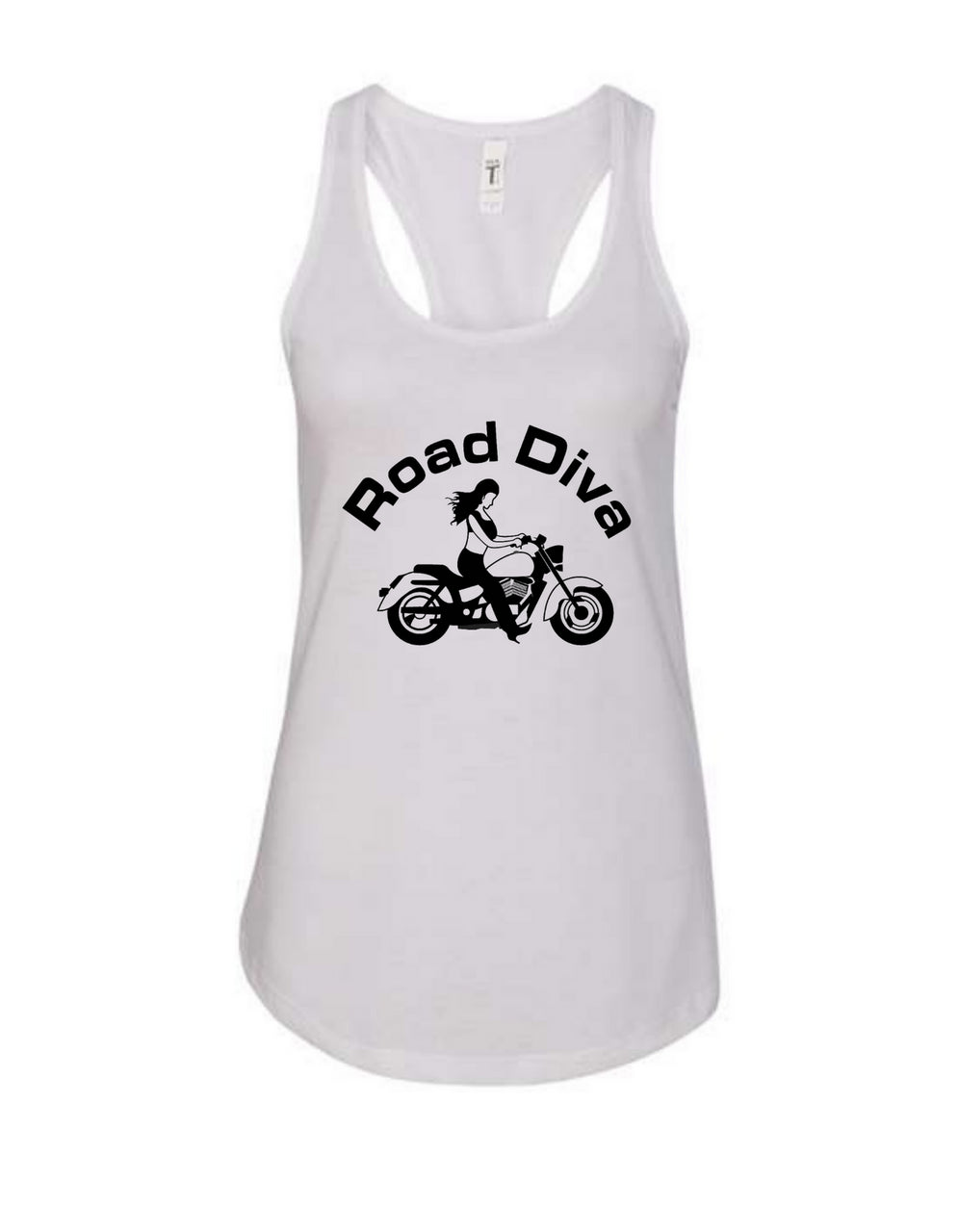 Cruiser Girl Motorcycle Racerback Tank