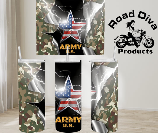 U.S. Army stainless steel tumbler
