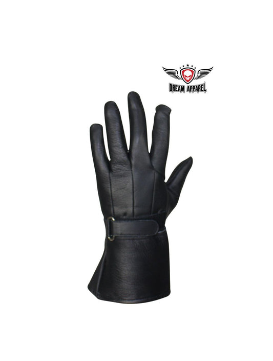 Full Finger Deer Skin Motorcycle Gloves