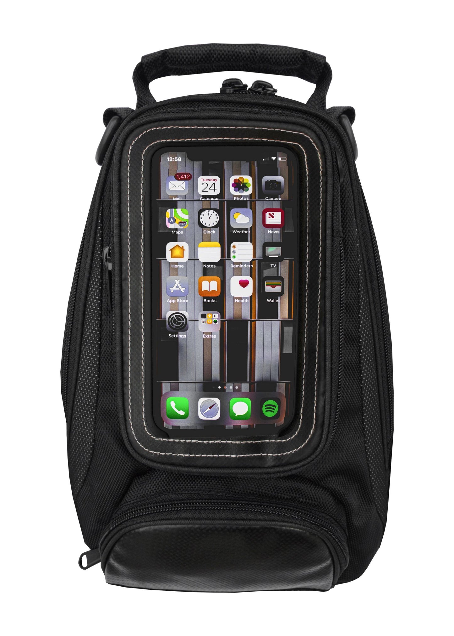 Magnetic Tank bag with Clear Window For GPS