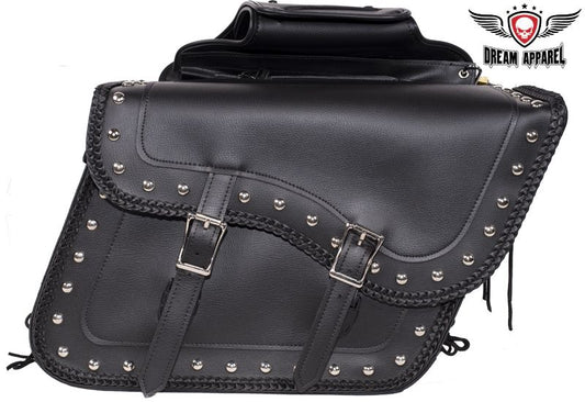 Motorcycle Saddlebag With Heavy Duty Quick Release