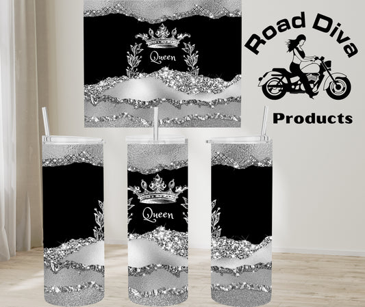 Queen stainless steel tumbler