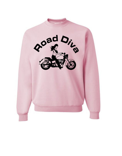 Cruiser Girl Motorcycle Sweat Shirt