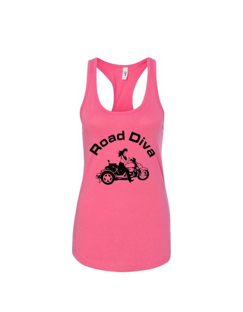 Trike Girl Motorcycle Racerback Tank