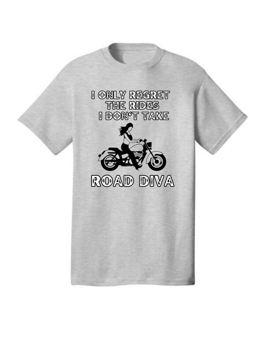 Cruiser Girl Motorcycle Regret tee shirt