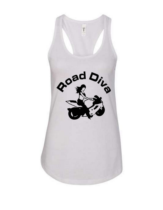 Sport Girl Motorcycle Racerback Tank